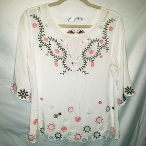 Anthropologie Solitaire by Ravi Kholsa Sz Med Boho